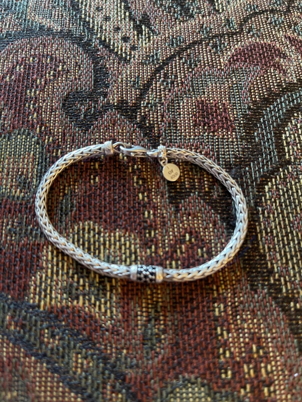 John Hardy with black sapphires. 40th anniversary bracelet marked 1/4000. - Picture 4 of 9